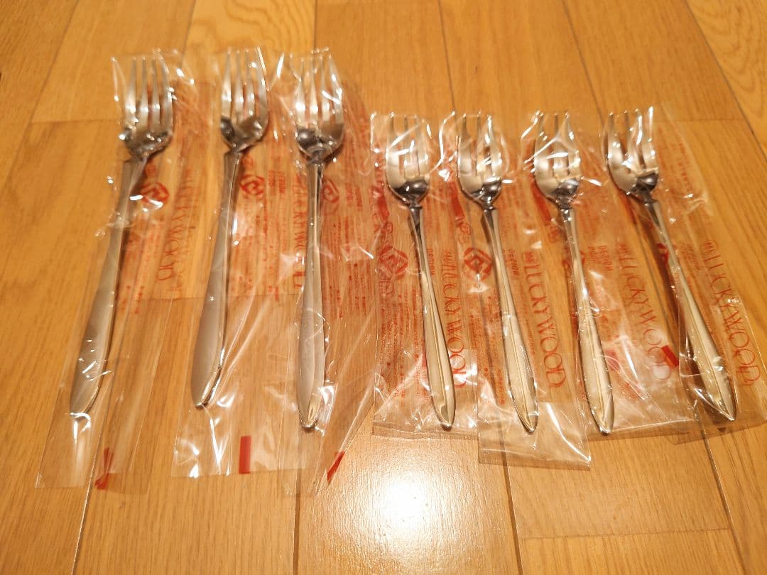 【新品】LUCKYWOOD カトラリーセット 17点