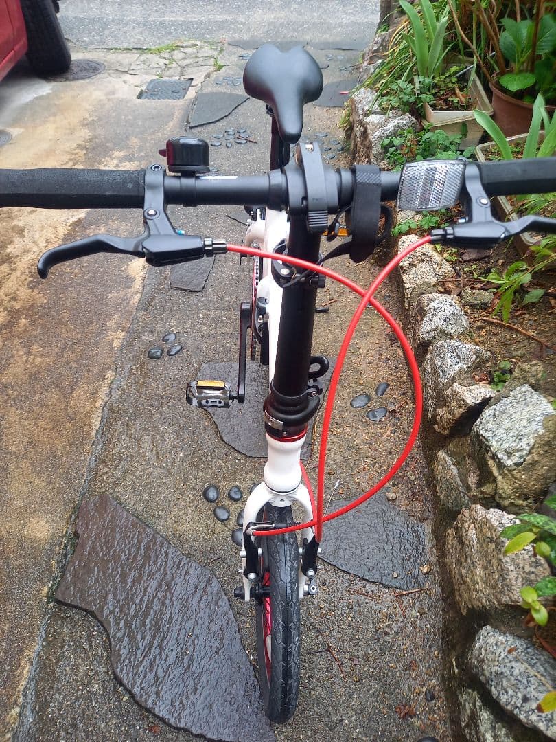 RENULT 折りたたみ自転車 ホワイト14インチ