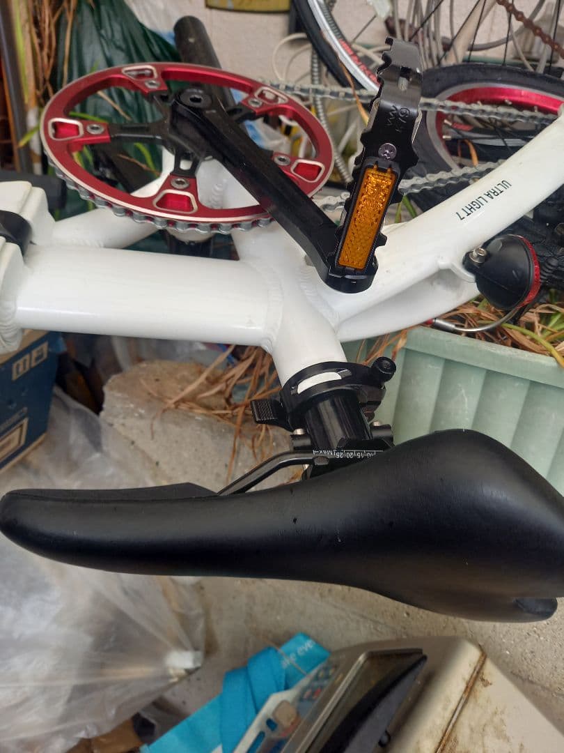 RENULT 折りたたみ自転車 ホワイト14インチ