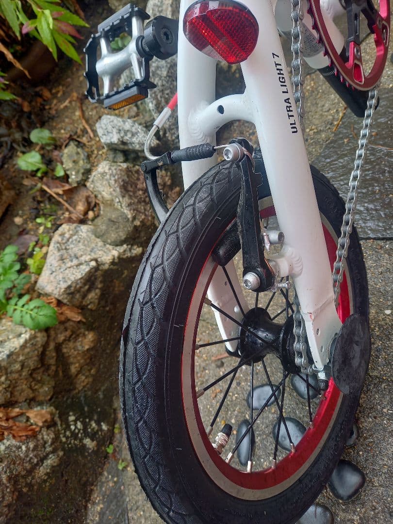 RENULT 折りたたみ自転車 ホワイト14インチ