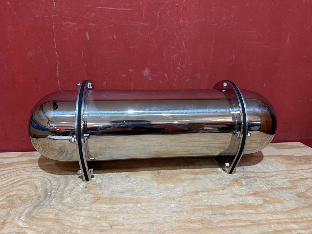 【美品】 ステンレス　タイムカプセル　No.650　耐腐食防水