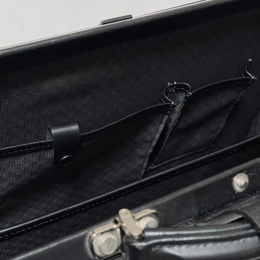 ランバンコレクション ビジネスバッグ 2way ダレスバッグ A4収納 本革 黒