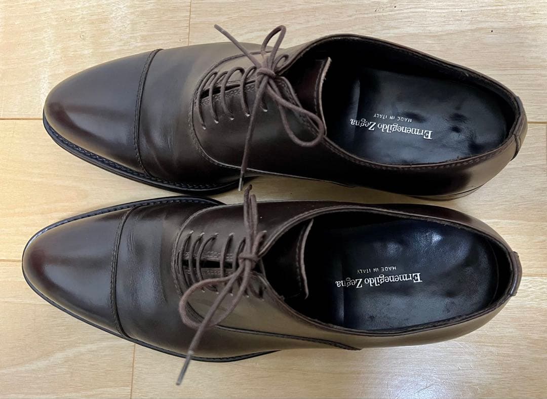 Ermenegildo Zegna 7EE A0105X 25cm 革靴 ゼニア