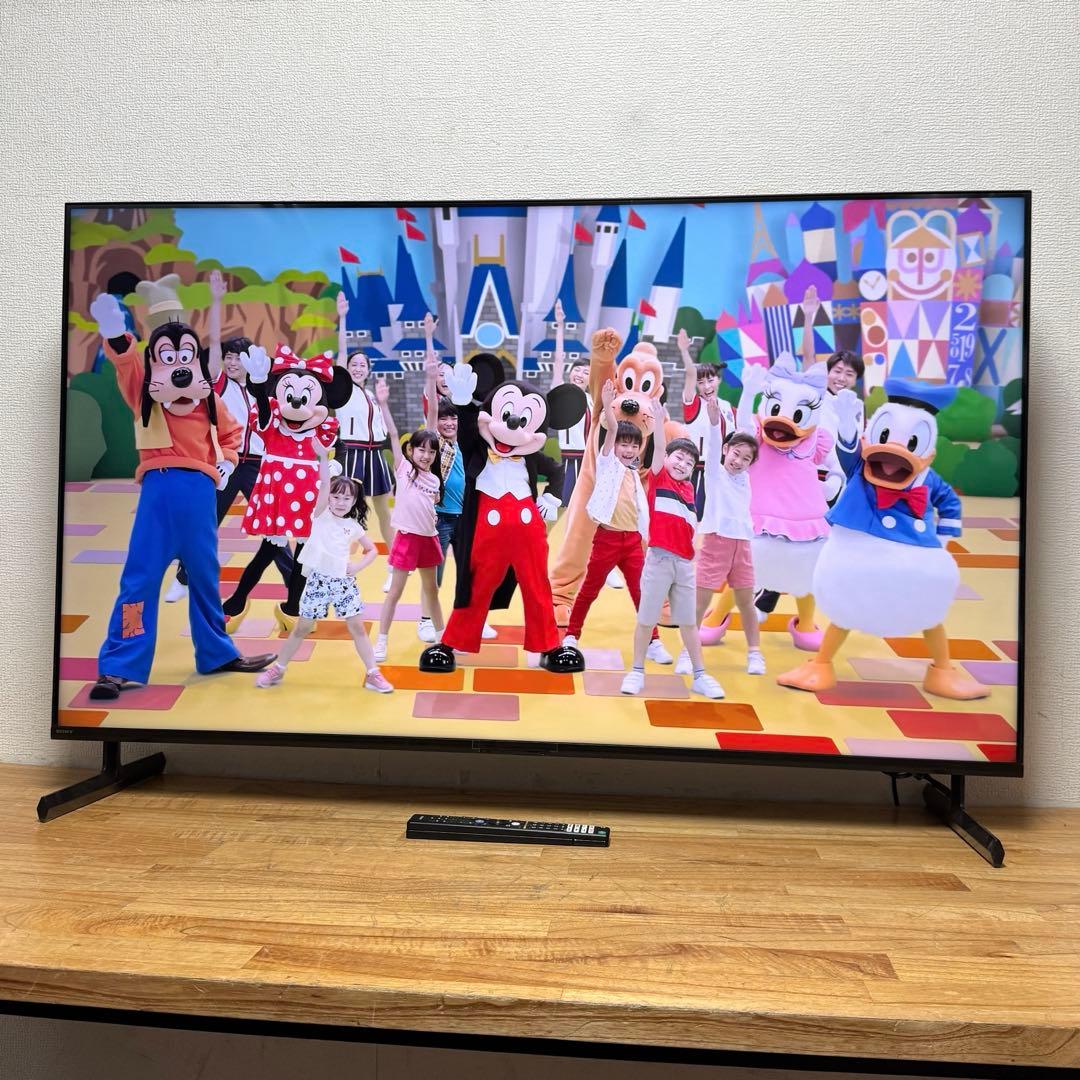 SONY 65V型 4K 液晶テレビ BRAVIA KJ-65X80K アプリ○