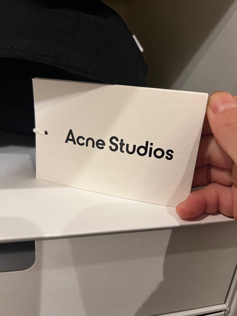 Acne Studios ブラック ベースボールキャップ