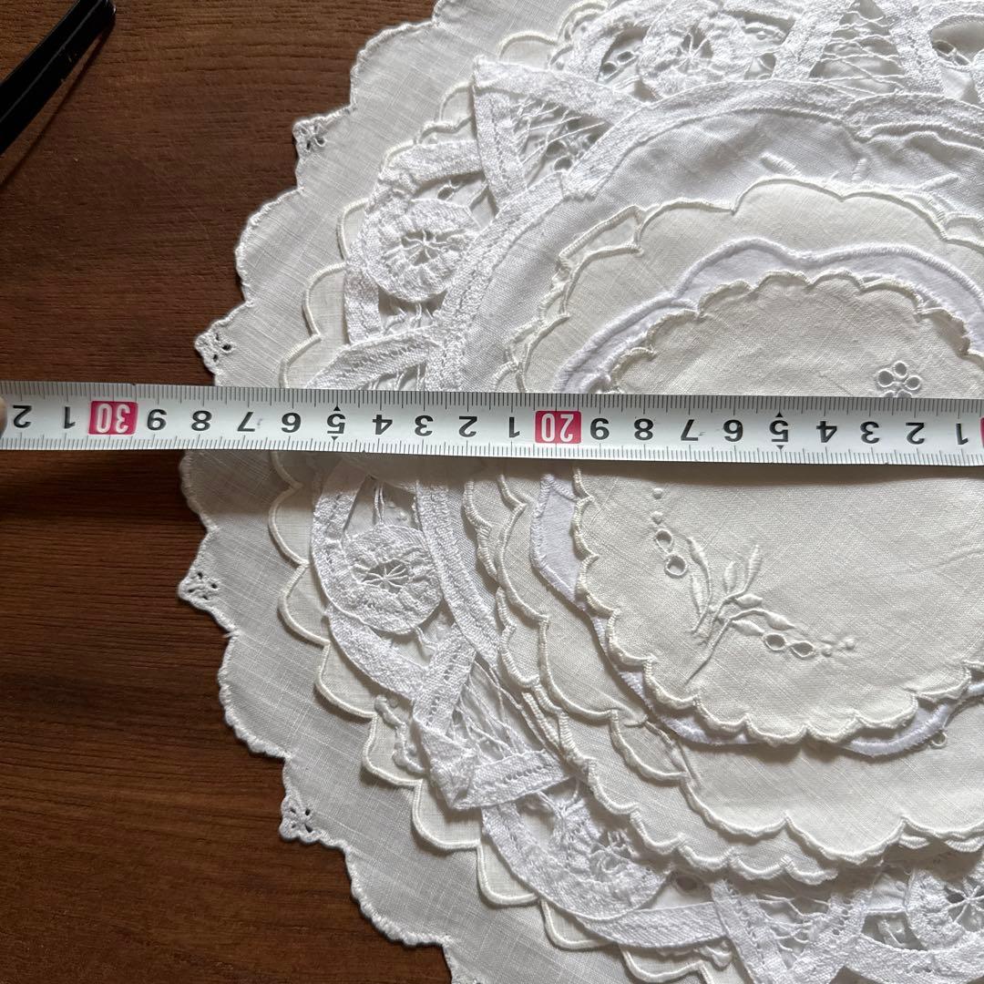 フランスアンティークஐ⋆*可愛いドイリー大小セット❤︎