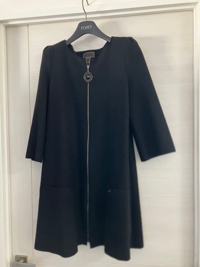 Foxey フォクシー ウール　ワンピース　コート　美品
