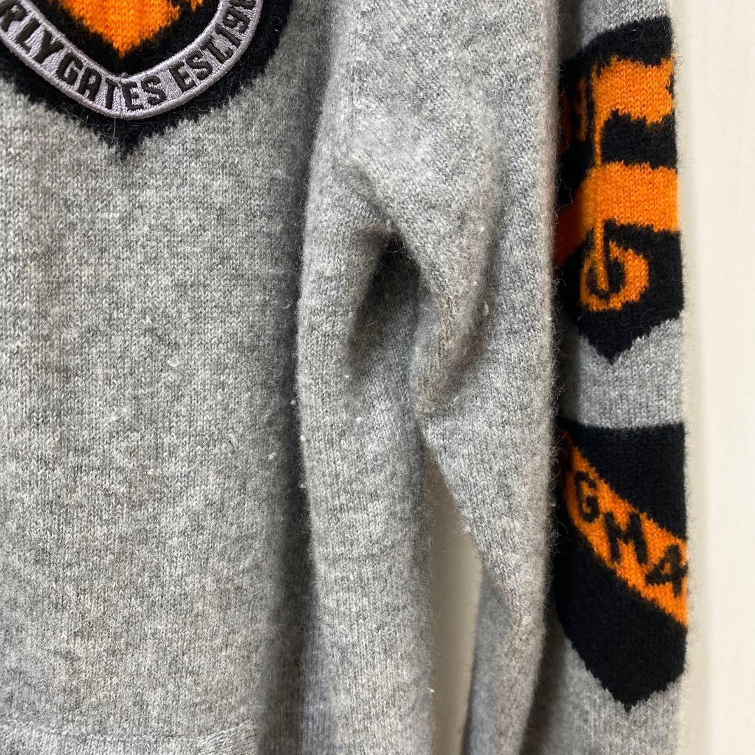 【お値下】PEARLY GATES パーリーゲイツ　カシミヤニットジップパーカー