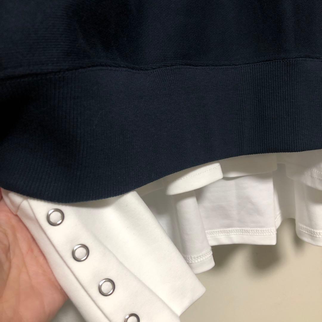 doudou【こっち企画】ハーフジップスウェット ＆ロゴロンT 今季 セット売り