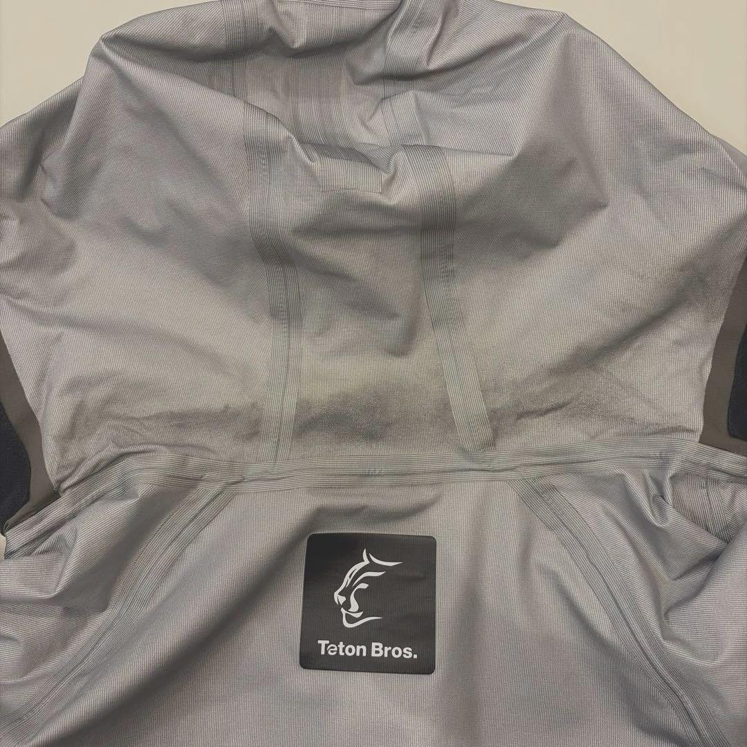 Teton Bros. ブラウン フード付きナイロンジャケット　サイズL