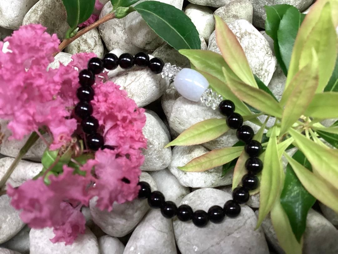 ✳お値段最安値‼️ 本物ブレスレット　糸魚川翡翠棗型&黒平スモーキークォーツ水晶