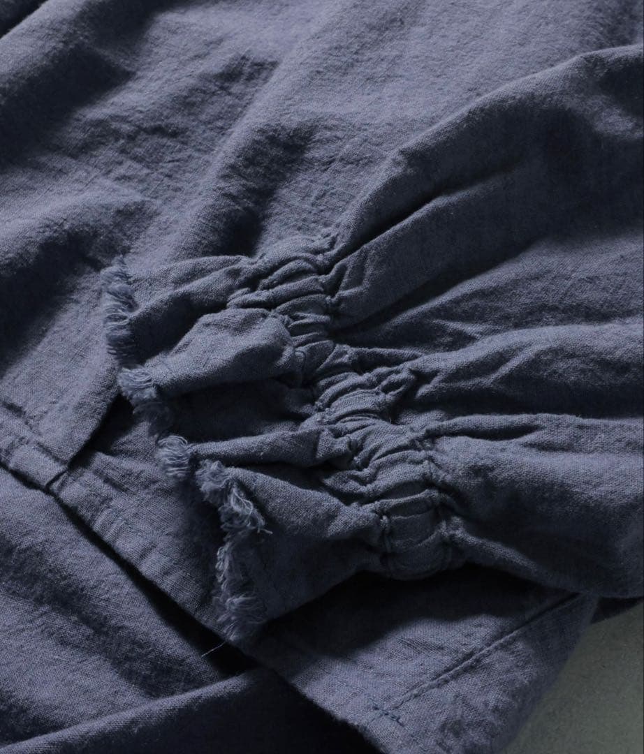 ソウルベリーブラウス　月影のブラウス　グレイッシュブルー