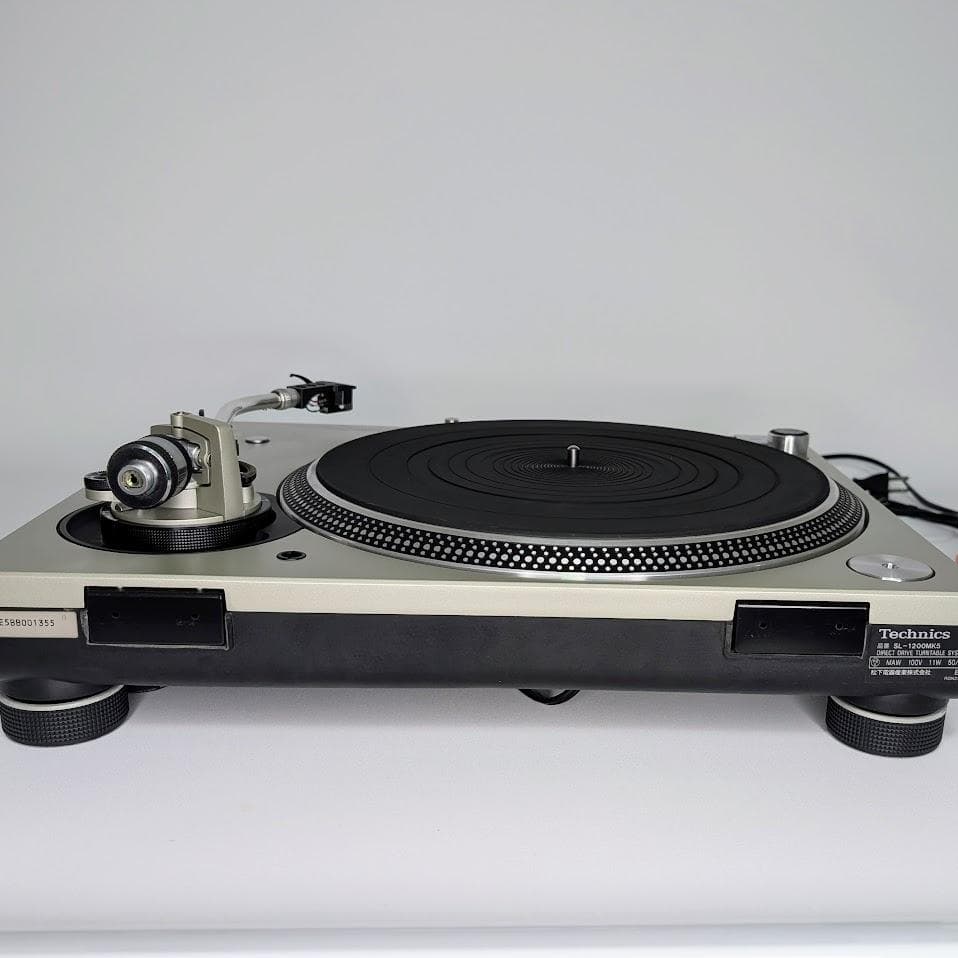 Technics SL-1200MK5＋Shure M44G 付属品取説有 美品