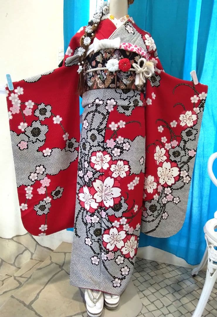 【専用です‼️】振袖フルセット、正絹絞り振袖、成人式、ガード加工