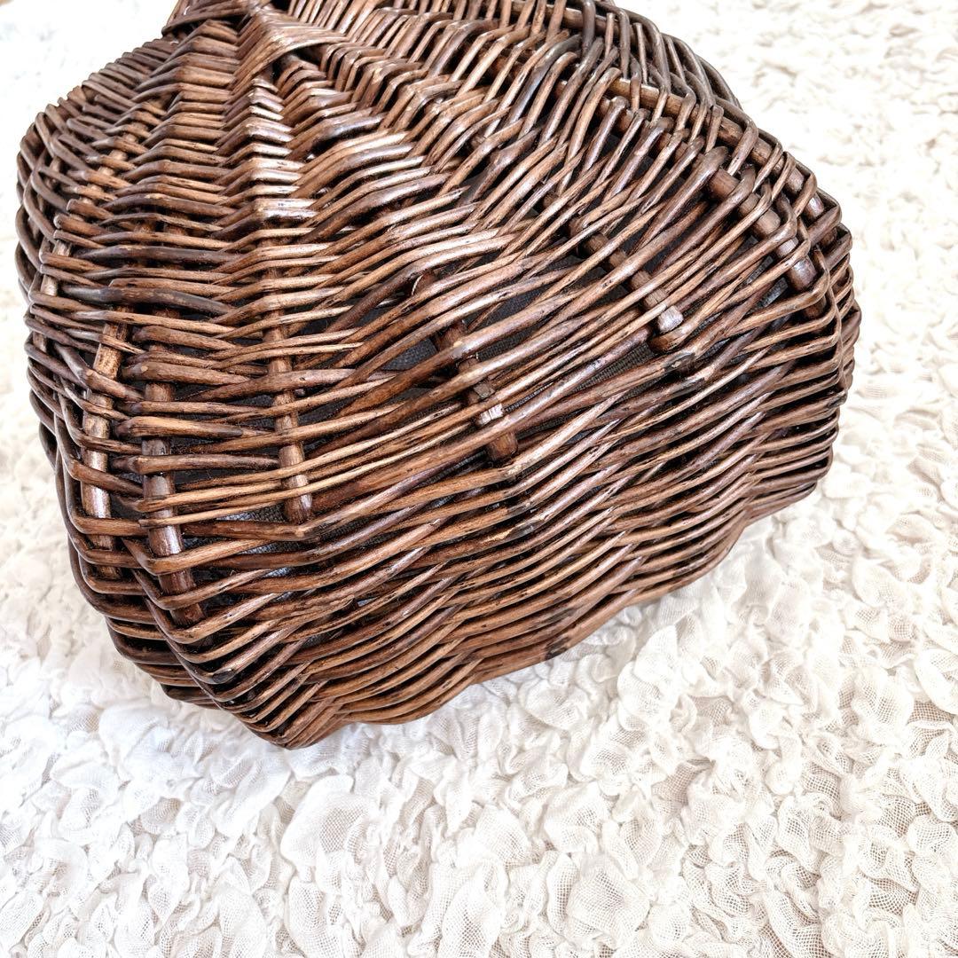 Pale Jute weekend basket Large カゴバッグ