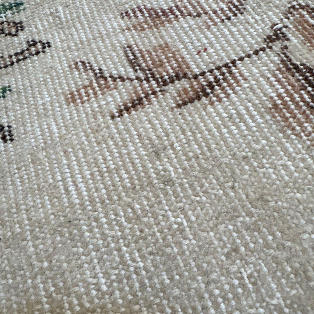 専用です❣️ トルコビンデージラグ☆額縁フラワーラグ　116cm×215.5cm