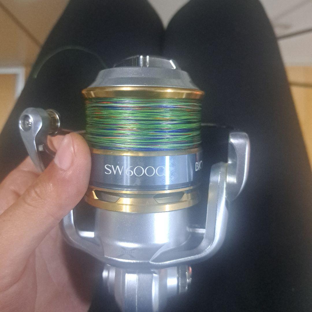 シルバー BIOMASTER スピニングリール　sw6000xg　shimano