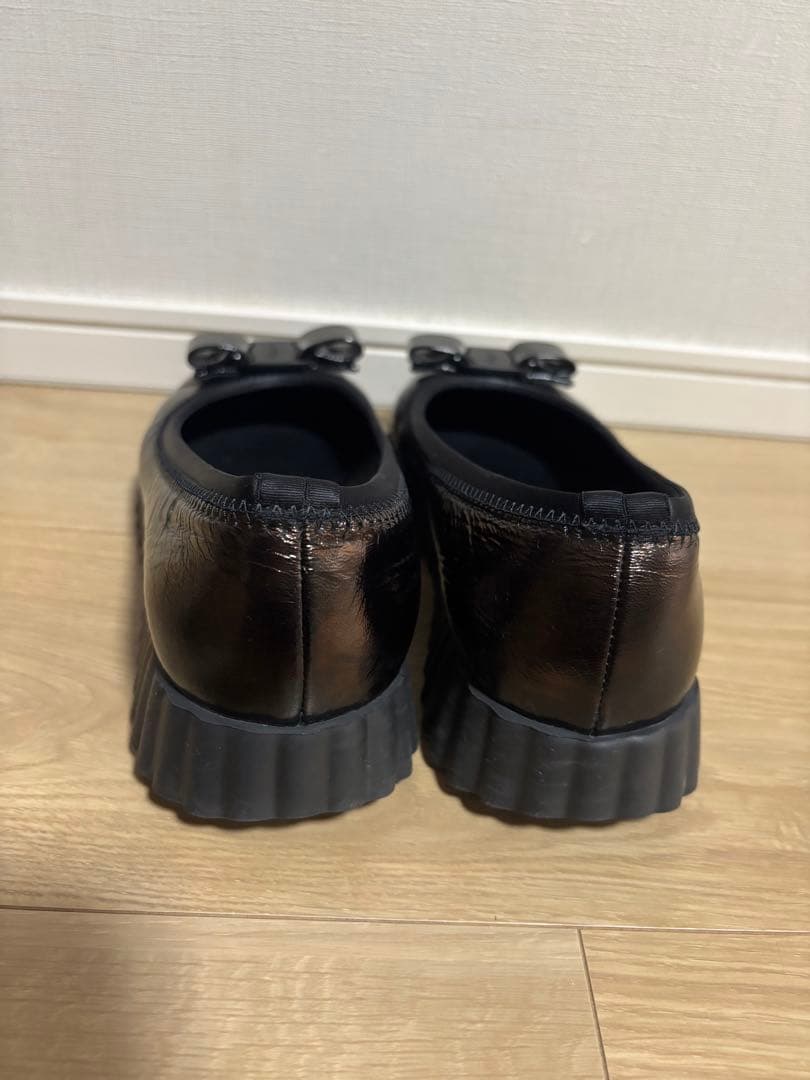 Salvadore Ferragamo POLLYメタリックブラウン5 1/2C