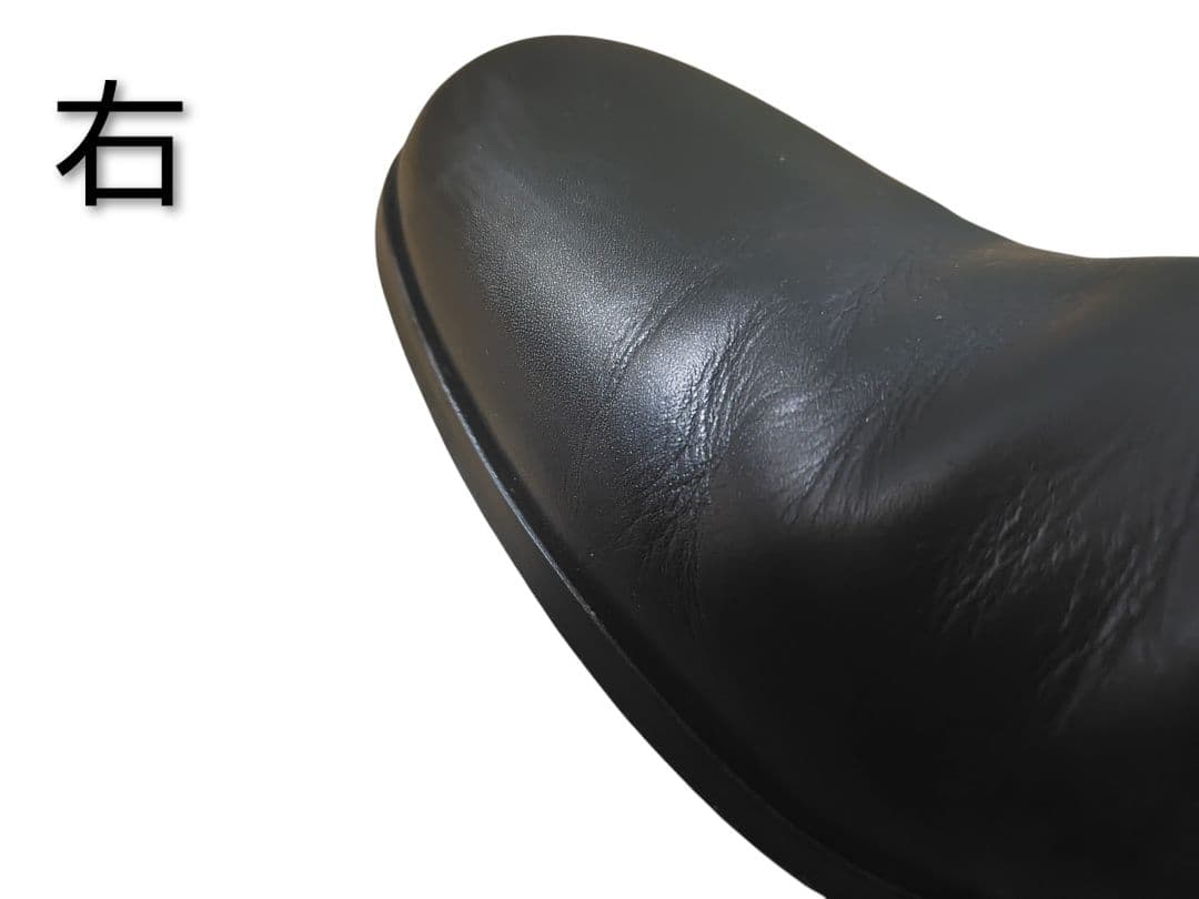 PADRONE パドローネ バックジップレザーヒールブーツ 40