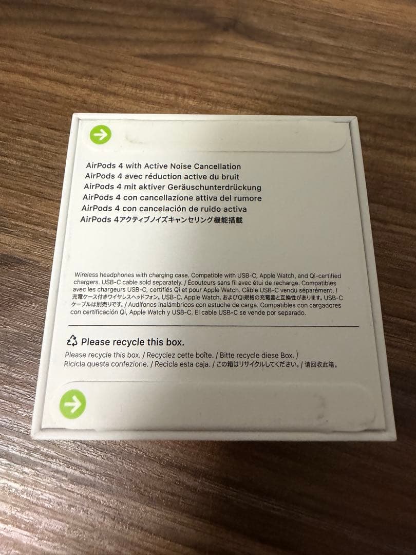 【未使用・新品】AirPods 4 (ANC) 本体