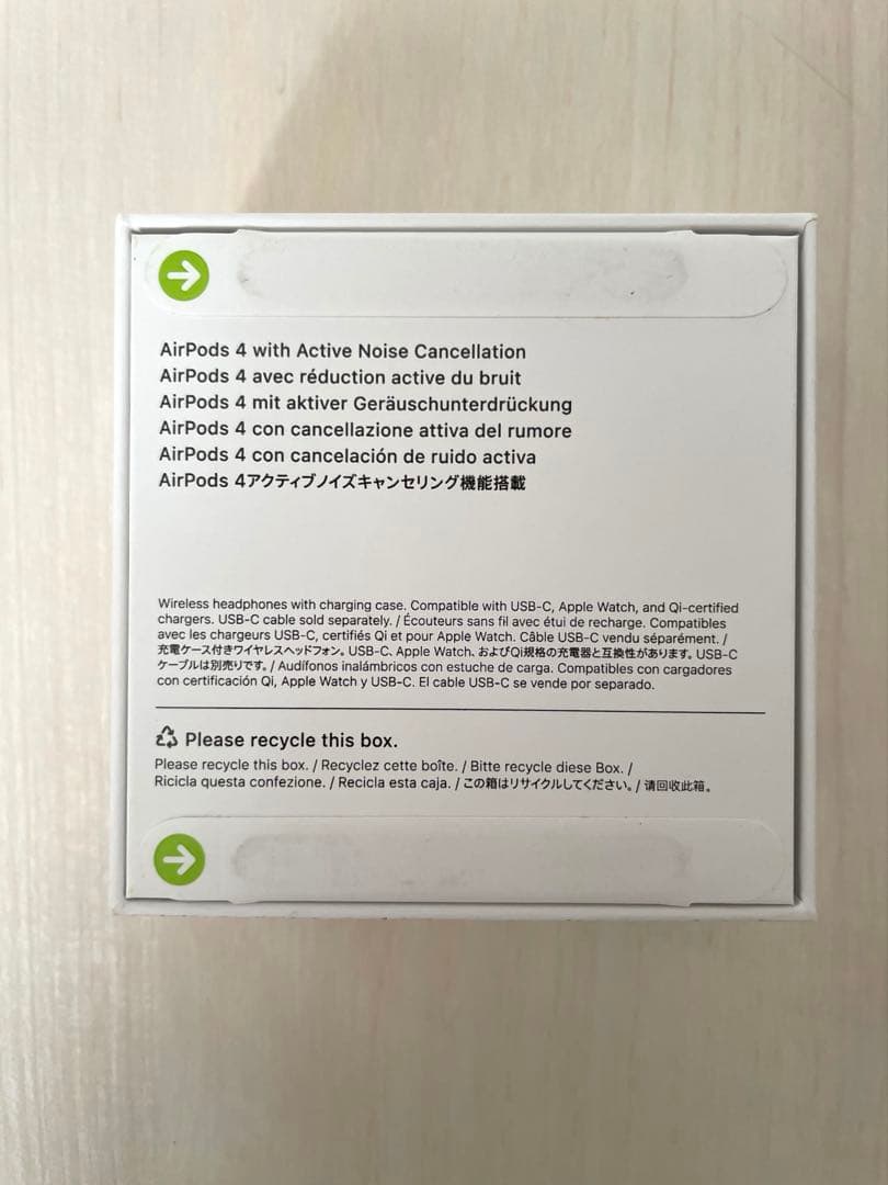 【新品未使用】AirPods 4 本体