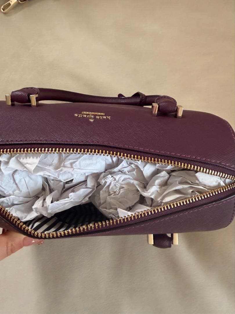 【kate spade】 パープル ショルダーバッグ