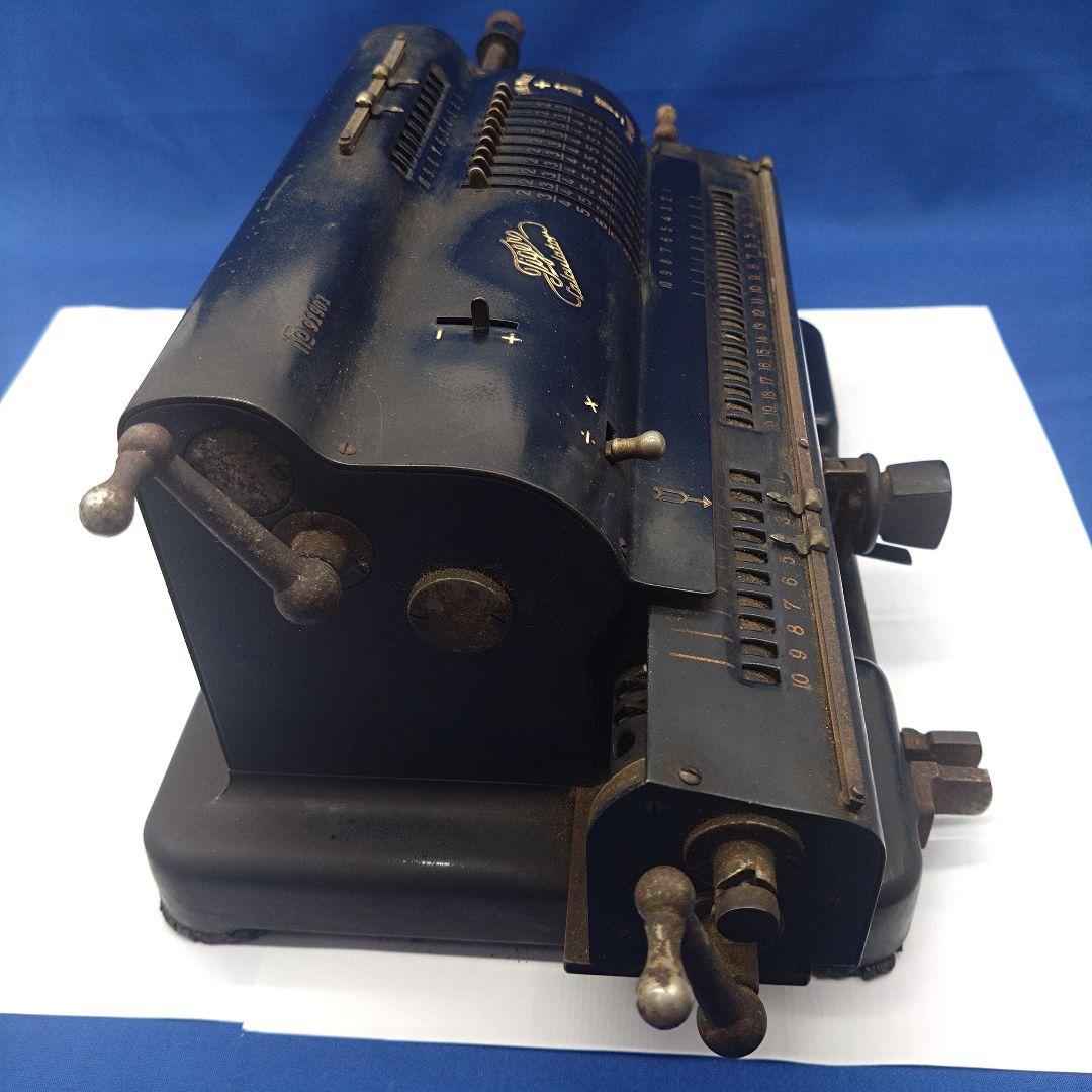 【希少】手回し式計算機 アンティーク 昭和20年代 タイガー計算機