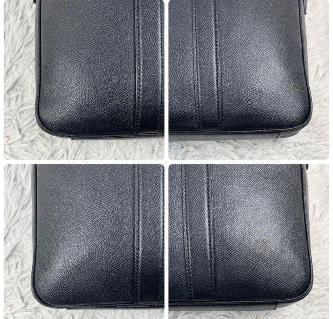 コーチ レザー A4 ビジネス 2WAY メトロポリタン ブラック