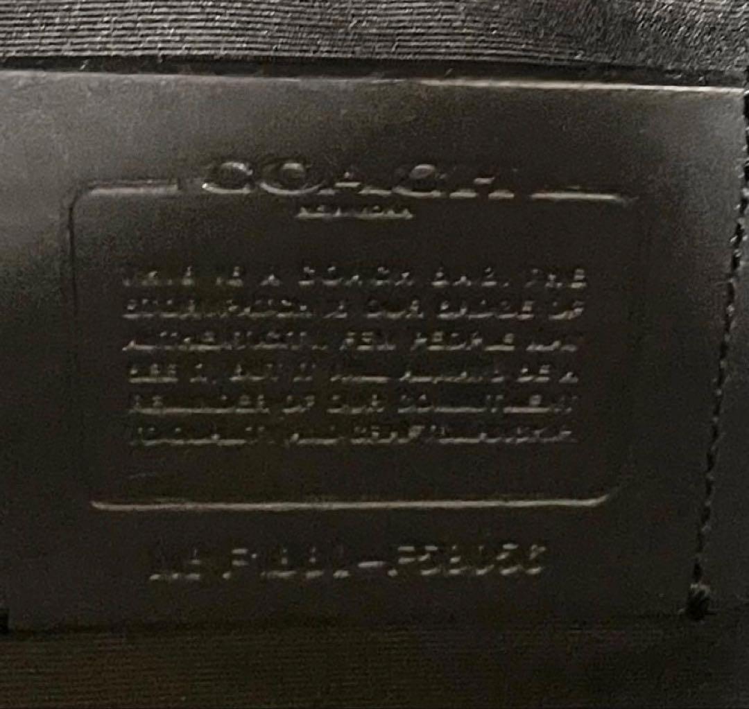 コーチ レザー A4 ビジネス 2WAY メトロポリタン ブラック