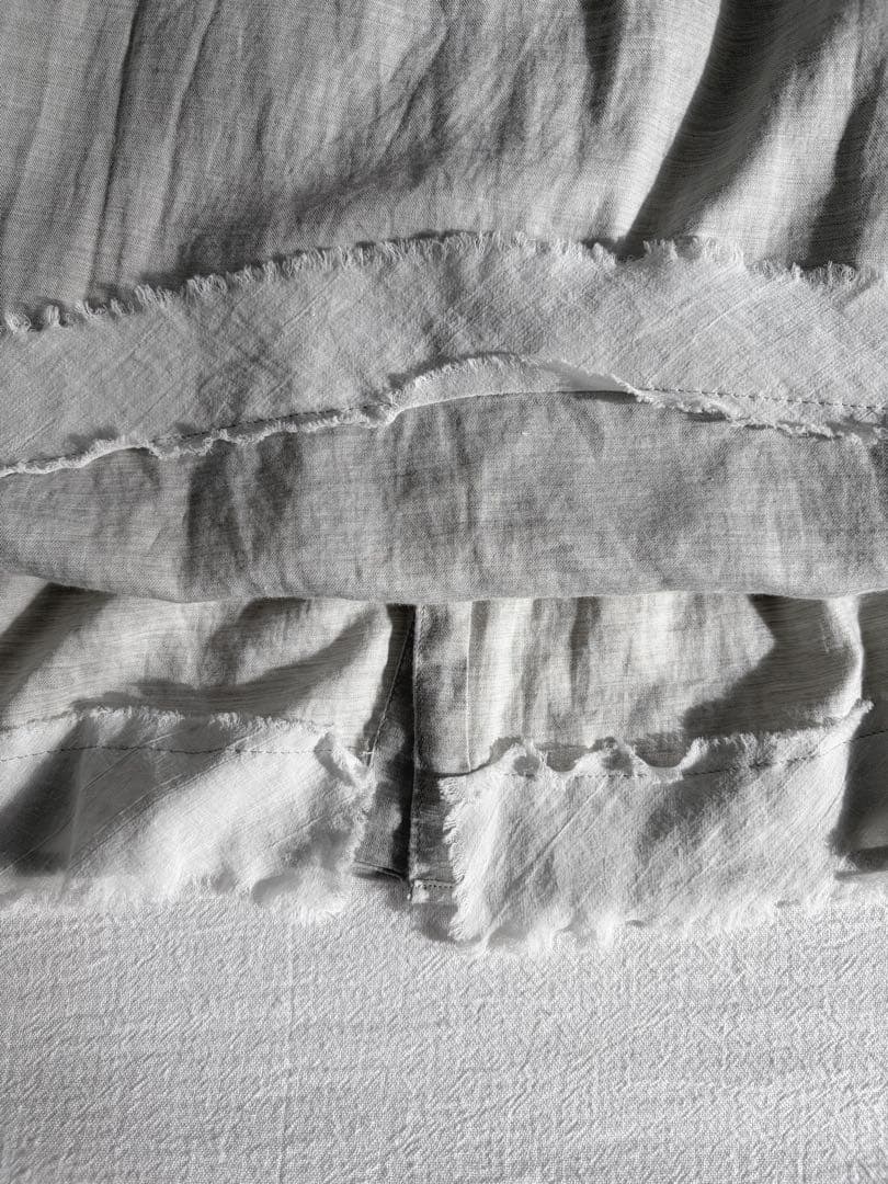 パドカレ pas de calais ▲∵゜コットンウールシャツ　ちび襟　日本製