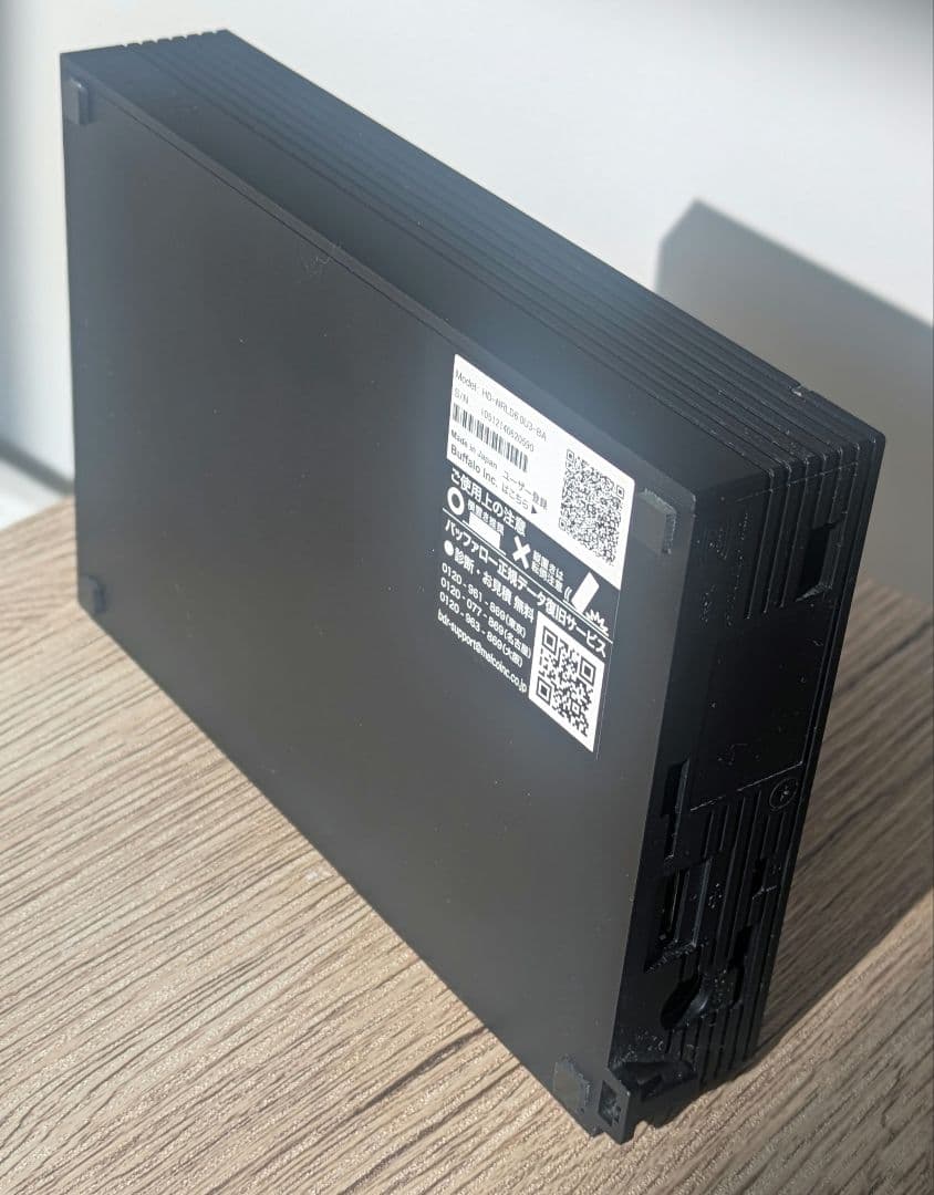 【中古】バッファローHDD/6TBブラックHD-NRLD6.0U3-BA