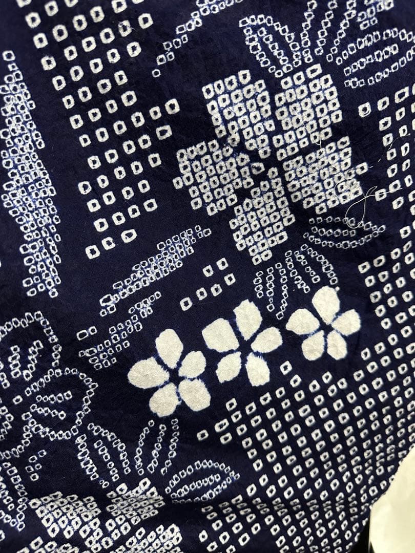 2点セット 希少サイズ‼️トールサイズ身幅大‼️新品美品　有松鳴海絞り浴衣 藍染に白