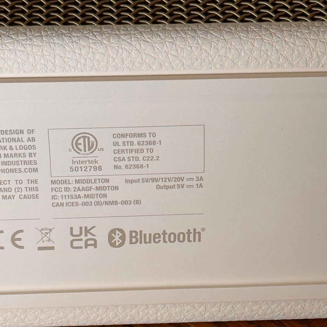 Marshall Middleton CREAM 本体のみ・清掃済み・動作良好