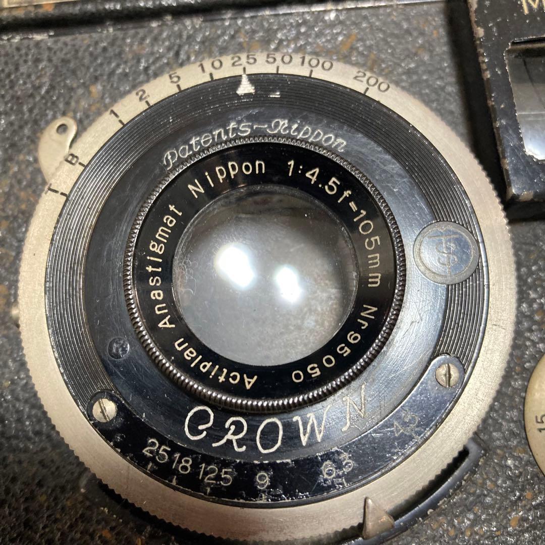 ミノルタ　クラシックカメラ　蛇腹　乾板