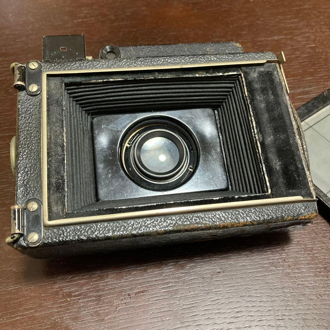 ミノルタ　クラシックカメラ　蛇腹　乾板