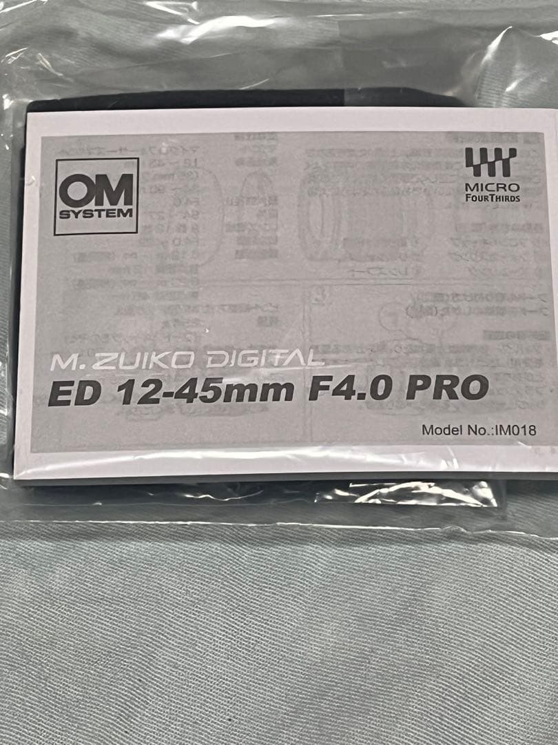 10/6迄セール　M.ZUIKO 12-45mm F4 PRO 保護フィルター付