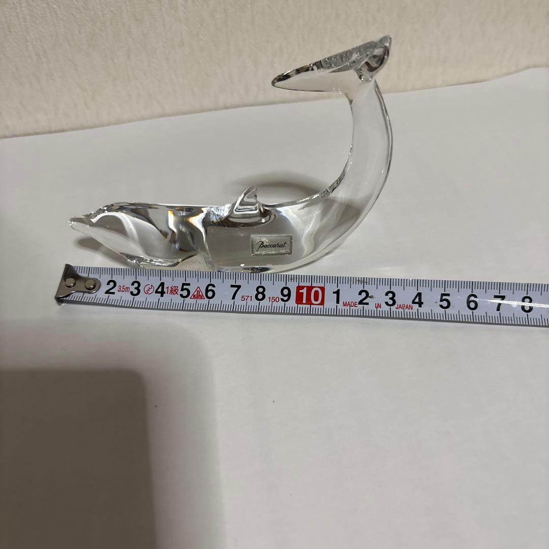 バカラ　Baccarat イルカ　置物　インテリア　グラス