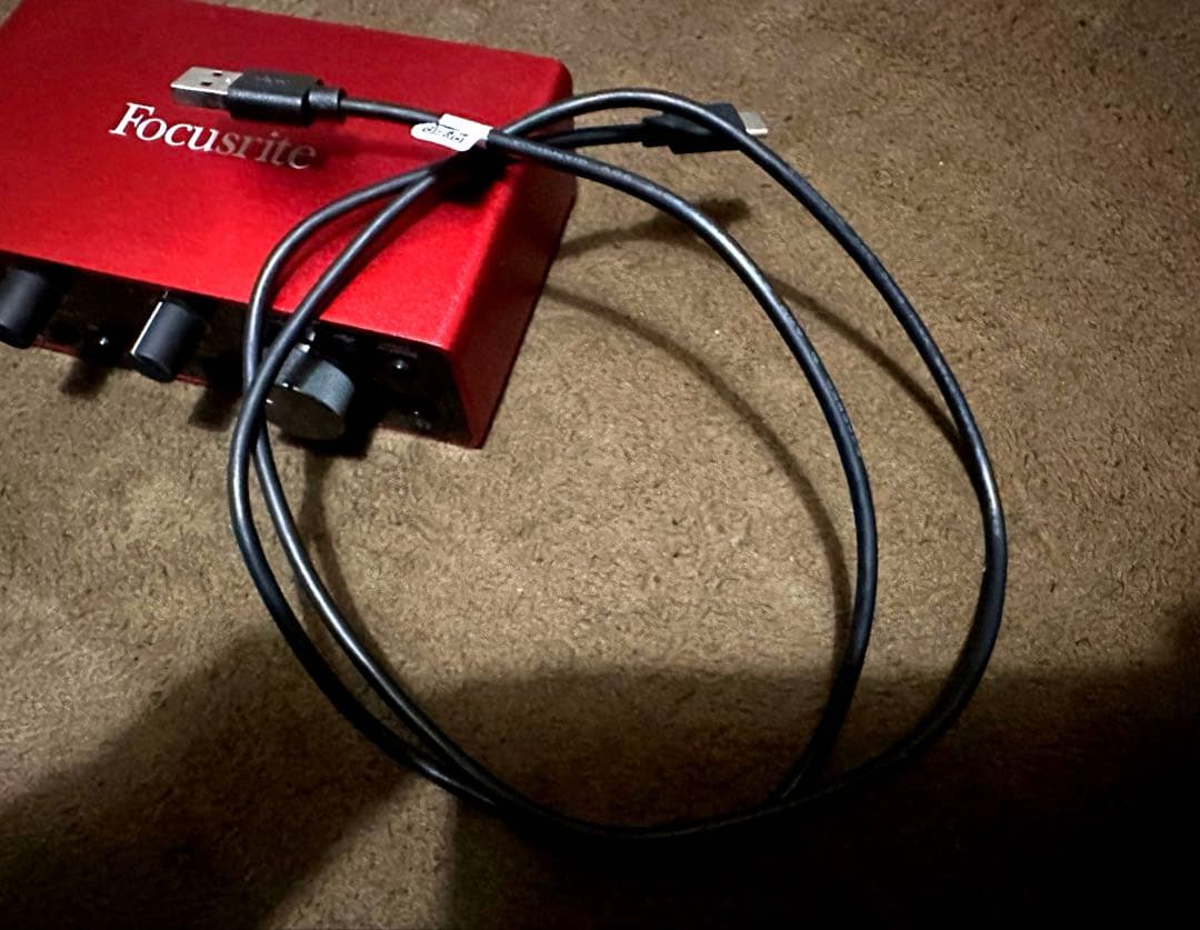 【送料込】DTM Focusrite Scarlett Soloインターフェース