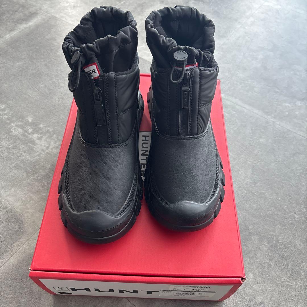 【美品】HUNTER スノーブーツ 24.0