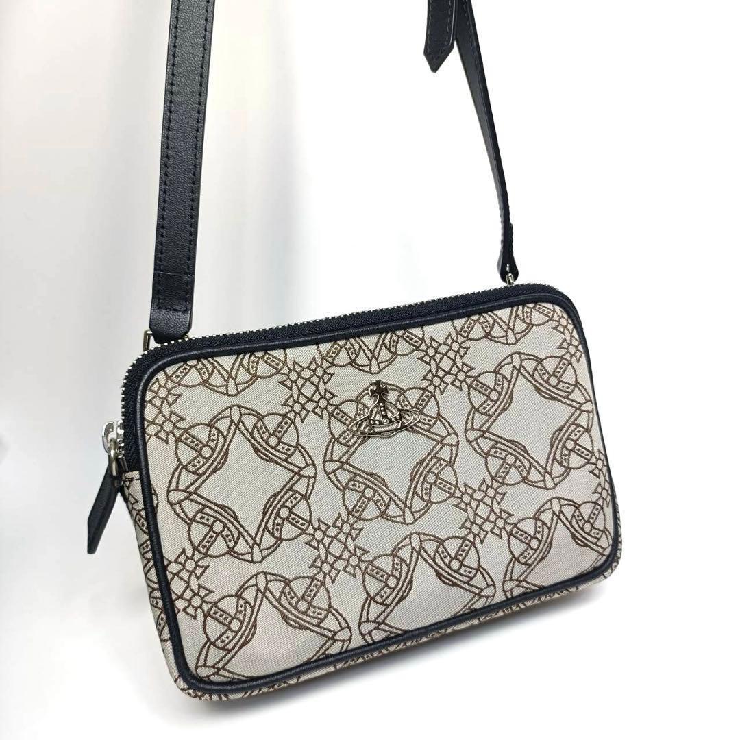 完売品　Viviennewestwood　総オーブ　ダブルポケット　ショルダー