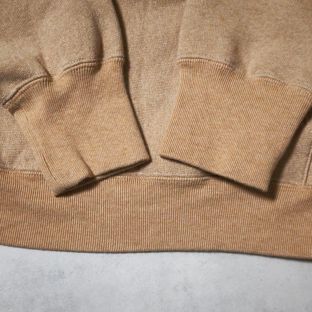 FRAMeWORK Champion 別注 ハーフジップ スウェット ベージュ