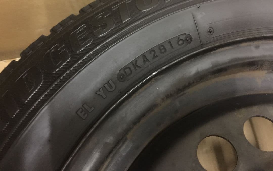 インサイト 純正15インチ スチールホイール 4本 スタッドレス ブリザック