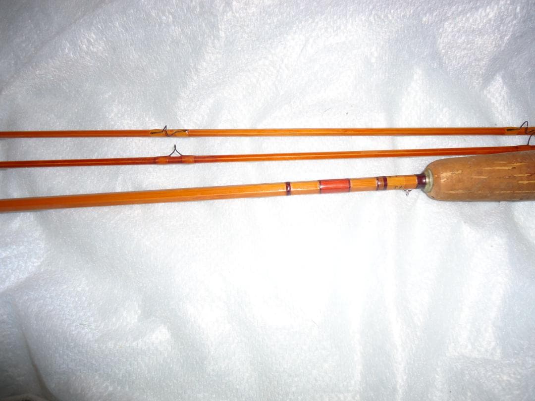 バンブーロッド　7’3”＃３　2pc2tip　中古品