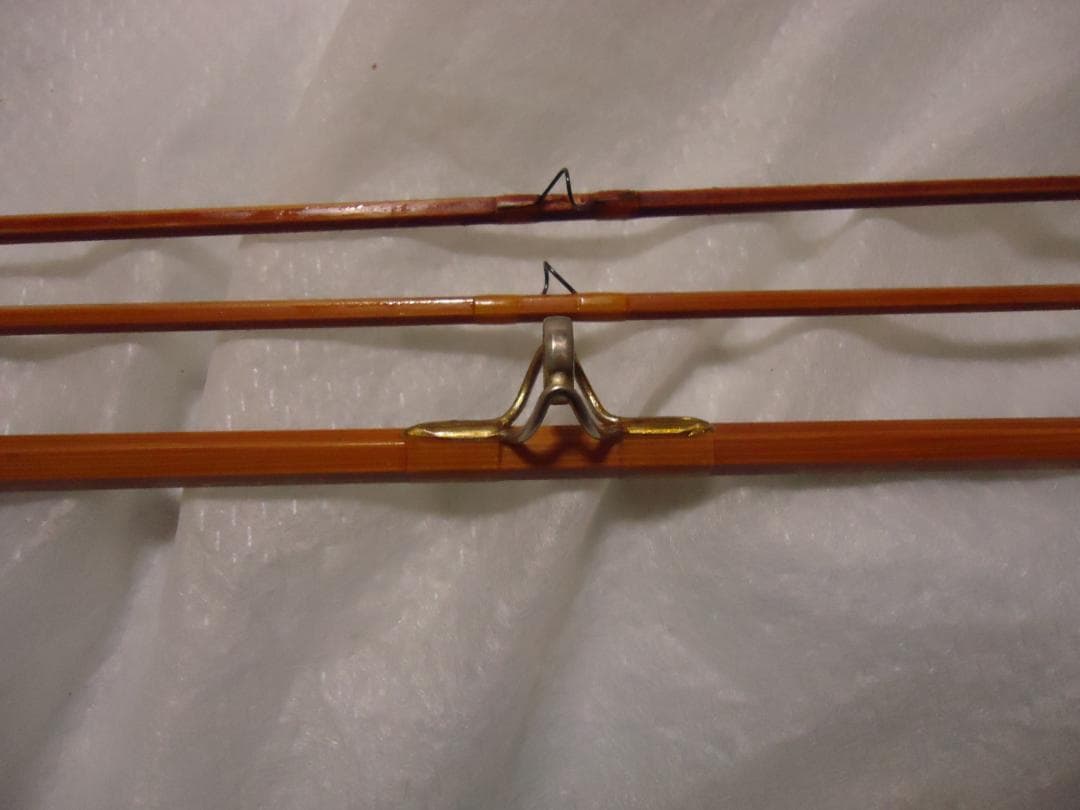 バンブーロッド　7’3”＃３　2pc2tip　中古品