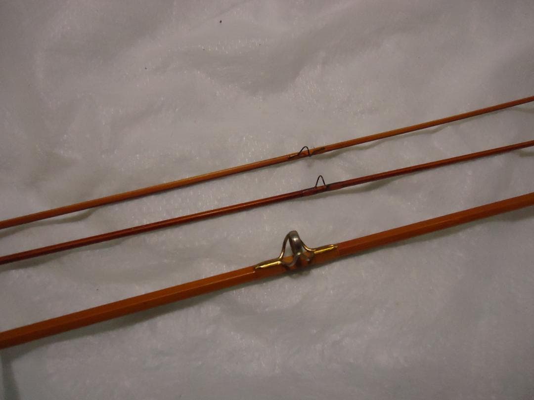 バンブーロッド　7’3”＃３　2pc2tip　中古品