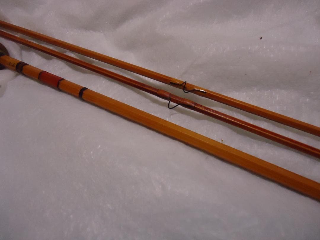 バンブーロッド　7’3”＃３　2pc2tip　中古品