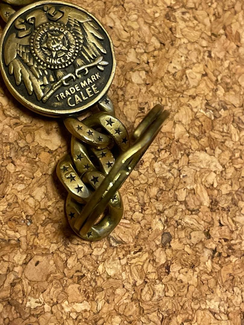 ◆感謝価格◆希少品◆CALEE◆キャリー◆真鍮コンチョキーリング◆