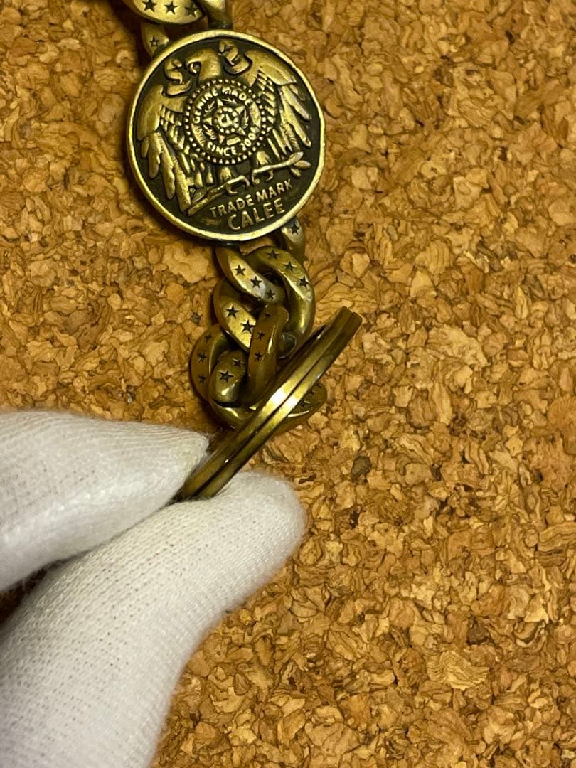 ◆感謝価格◆希少品◆CALEE◆キャリー◆真鍮コンチョキーリング◆