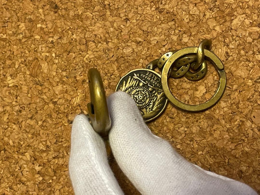 ◆感謝価格◆希少品◆CALEE◆キャリー◆真鍮コンチョキーリング◆