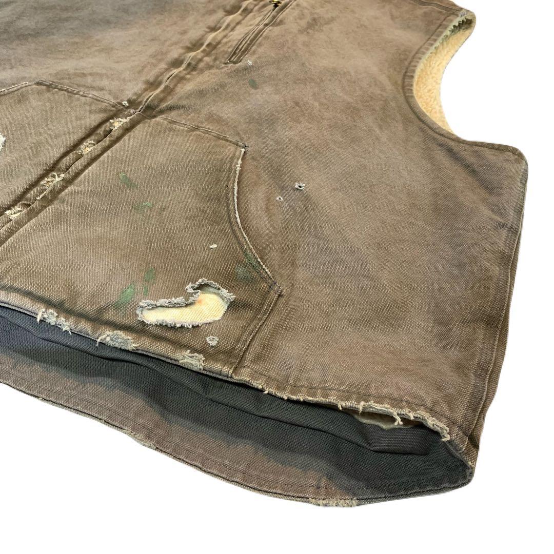 KAMIYA 23AW BORO VEST Mサイズ ビンテージ加工 カミヤ